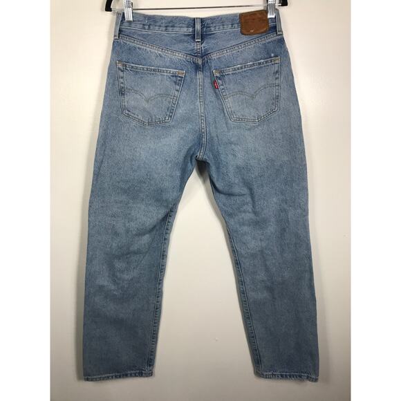 Levis Patchwork Quilt 501 Jeans 29 Upcycled 150th Anniversary Boho Denim - Picture 7 of 15